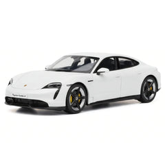 [Bburago] 1:24 Porsche 2019 Taycan Turbo S White Model Car Die-Cast
