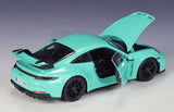 [Bburago] 1:24 Porsche 2021 911 GT3 Blue Model Car Die-Cast