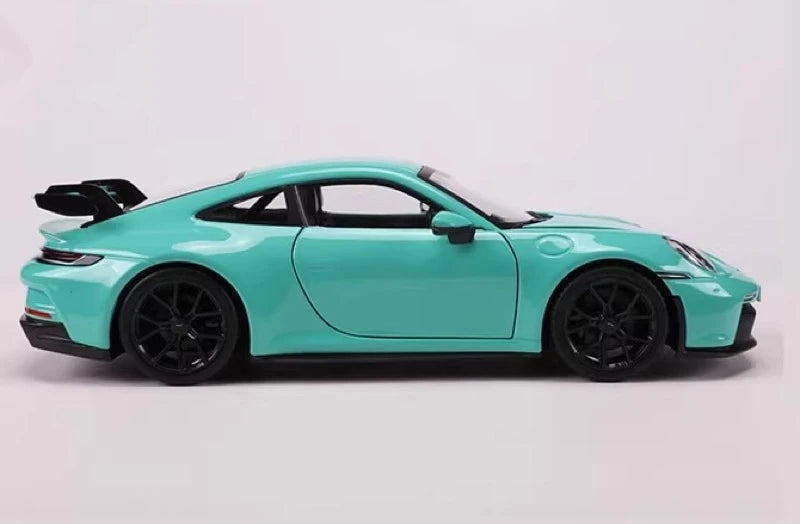 [Bburago] 1:24 Porsche 2021 911 GT3 Blue Model Car Die-Cast