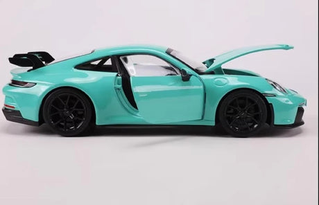 [Bburago] 1:24 Porsche 2021 911 GT3 Blue Model Car Die-Cast