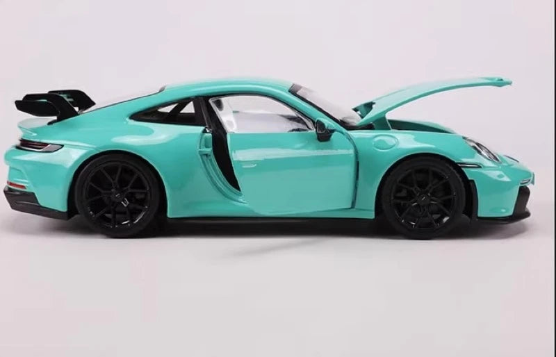 [Bburago] 1:24 Porsche 2021 911 GT3 Blue Model Car Die-Cast