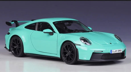 [Bburago] 1:24 Porsche 2021 911 GT3 Blue Model Car Die-Cast