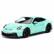 Bburago Porsche 2021 911 GT3 niebieski 1:24 – model samochodu z metalu odlewanego do ekspozycji