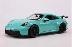 [Bburago] 1:24 Porsche 2021 911 GT3 Blue Model Car Die-Cast