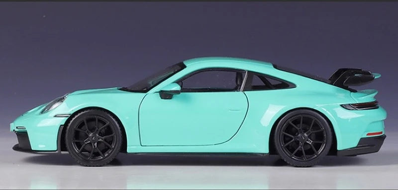 [Bburago] 1:24 Porsche 2021 911 GT3 Blue Model Car Die-Cast