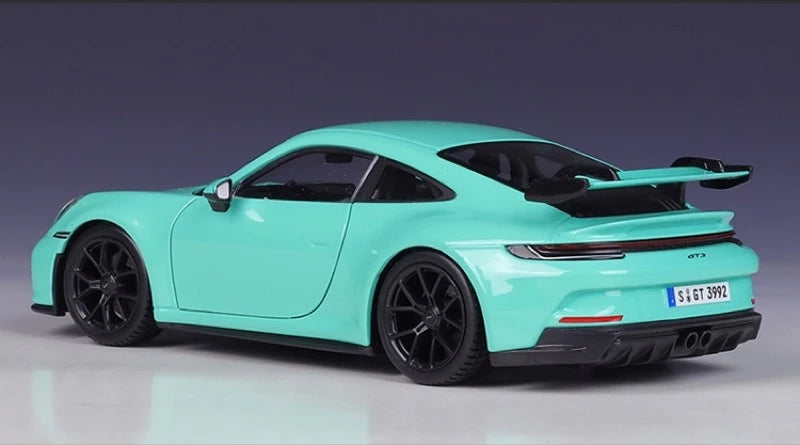 [Bburago] 1:24 Porsche 2021 911 GT3 Blue Model Car Die-Cast