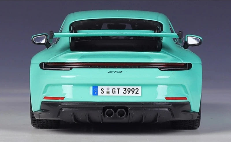[Bburago] 1:24 Porsche 2021 911 GT3 Blue Model Car Die-Cast