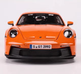 [Bburago] 1:24 Porsche 2021 911 GT3 Orange Model Car Die-Cast
