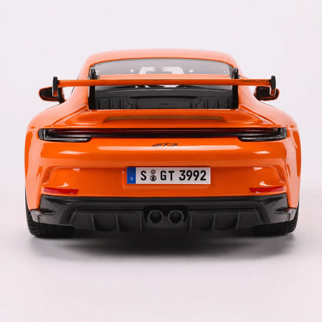 Bburago Porsche 2021 911 GT3 laranja 1:24 – modelo de exposição em metal fundido