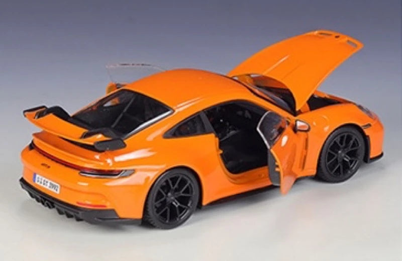[Bburago] 1:24 Porsche 2021 911 GT3 orange voiture miniature Die-Cast