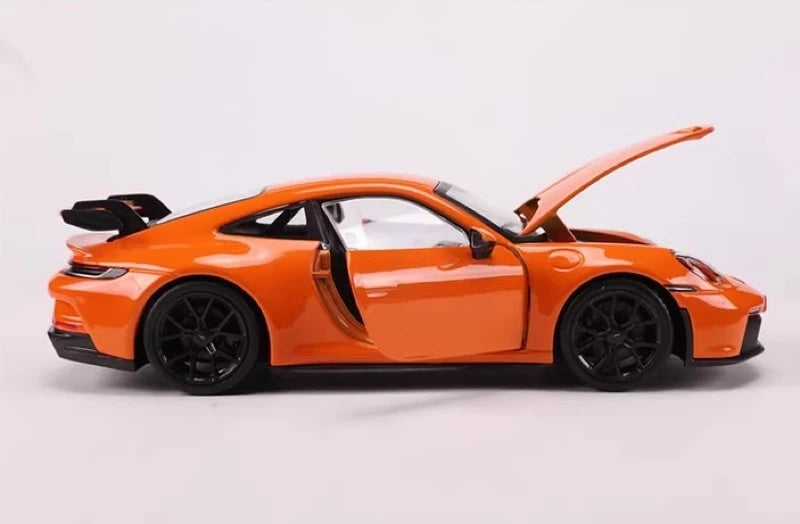 [Bburago] 1:24 Porsche 2021 911 GT3 Orange Model Car Die-Cast