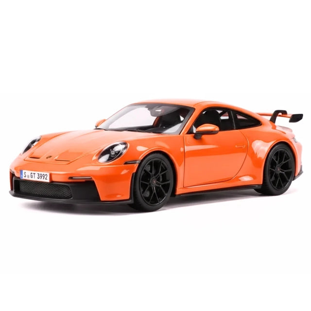 [Bburago] 1:24 Porsche 2021 911 GT3 Orange Model Car Die-Cast