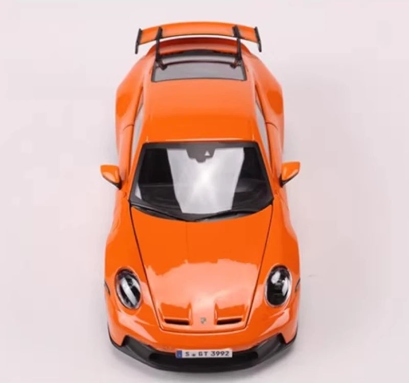 [Bburago] 1:24 Porsche 2021 911 GT3 orange voiture miniature Die-Cast