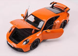 [Bburago] 1:24 Porsche 2021 911 GT3 Orange Model Car Die-Cast