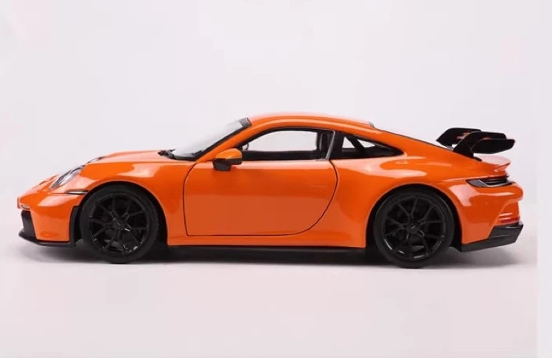 [Bburago] 1:24 Porsche 2021 911 GT3 Orange Model Car Die-Cast