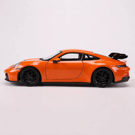 Bburago Porsche 2021 911 GT3 laranja 1:24 – modelo de exposição em metal fundido