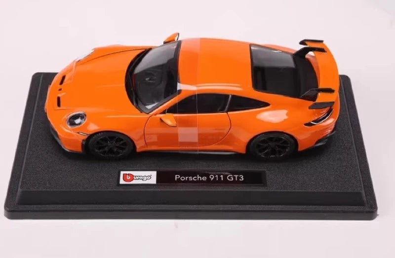 [Bburago] 1:24 Porsche 2021 911 GT3 orange voiture miniature Die-Cast