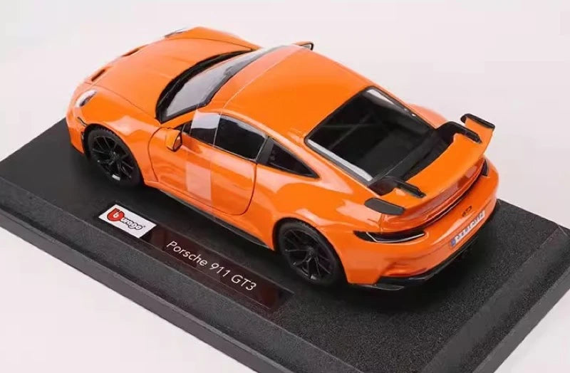 [Bburago] 1:24 Porsche 2021 911 GT3 orange voiture miniature Die-Cast