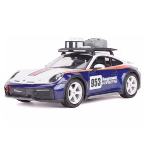 [Bburago] 1:24 Porsche 2023 911 Dakar Model Car Die-Cast