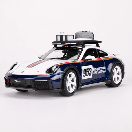 Bburago Porsche 2023 911 Dakar 1:24 – modelo de exposição em metal fundido