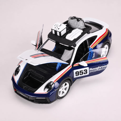 Bburago Porsche 2023 911 Dakar 1:24 – modelo de exposição em metal fundido