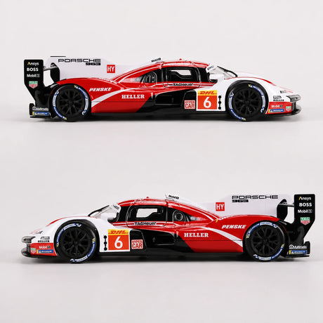 Bburago Porsche 2023 963 1:24 – modelo de exposição em metal fundido
