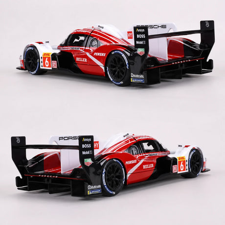 Bburago Porsche 2023 963 1:24 – modelo de exposição em metal fundido