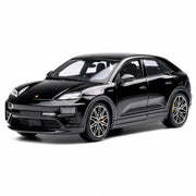 Bburago Porsche 2024 Macan Turbo czarny 1:24 – model samochodu z metalu odlewanego do ekspozycji