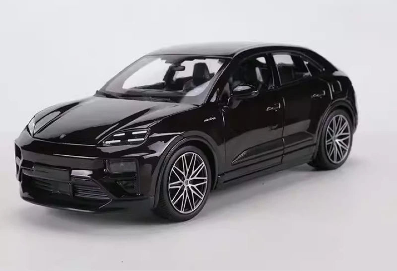 [Bburago] 1:24 Porsche 2024 Macan Turbo Black Model Car Die-Cast