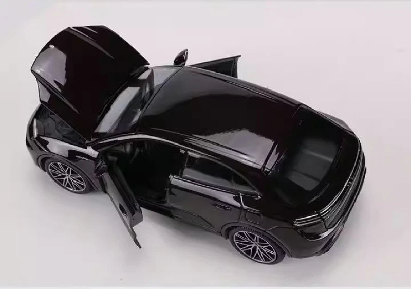 [Bburago] 1:24 Porsche 2024 Macan Turbo Black Model Car Die-Cast