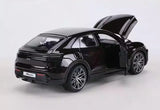 [Bburago] 1:24 Porsche 2024 Macan Turbo Black Model Car Die-Cast