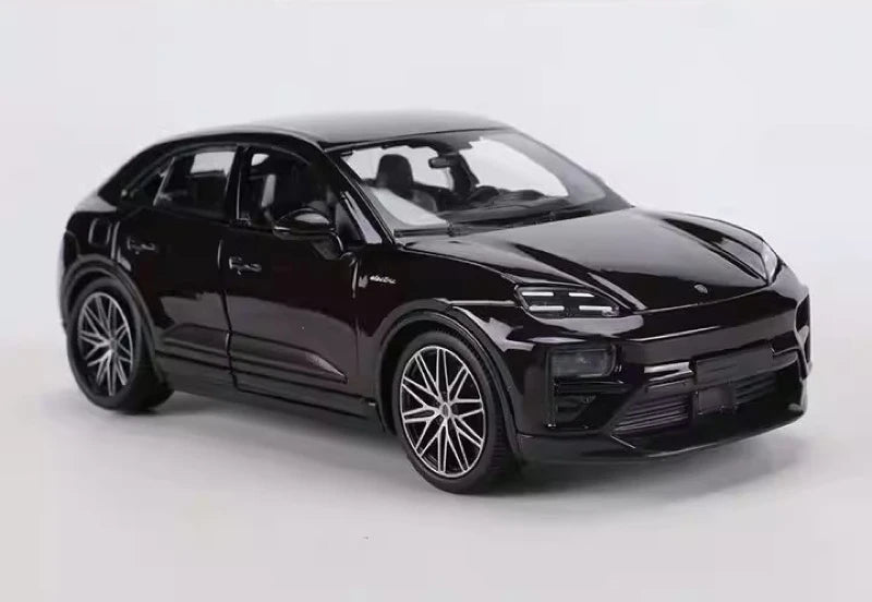 [Bburago] 1:24 Porsche 2024 Macan Turbo Black Model Car Die-Cast