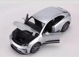 [Bburago] 1:24 Porsche 2024 Macan Turbo argent voiture miniature Die-Cast