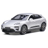 [Bburago] 1:24 Porsche 2024 Macan Turbo argent voiture miniature Die-Cast