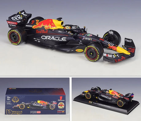 Bburago Red Bull 2022 RB18 #1 Max Verstappen F1 1:24 modello espositivo in metallo pressofuso - vista 1