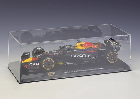 Modello espositivo F1 1:24 Bburago Red Bull 2023 RB19 #1 Max Verstappen - vista 2