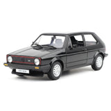 [Bburago] 1:24 Volkswagen 1979 Golf GTI MK1 ブラック モデルカー Die-Cast