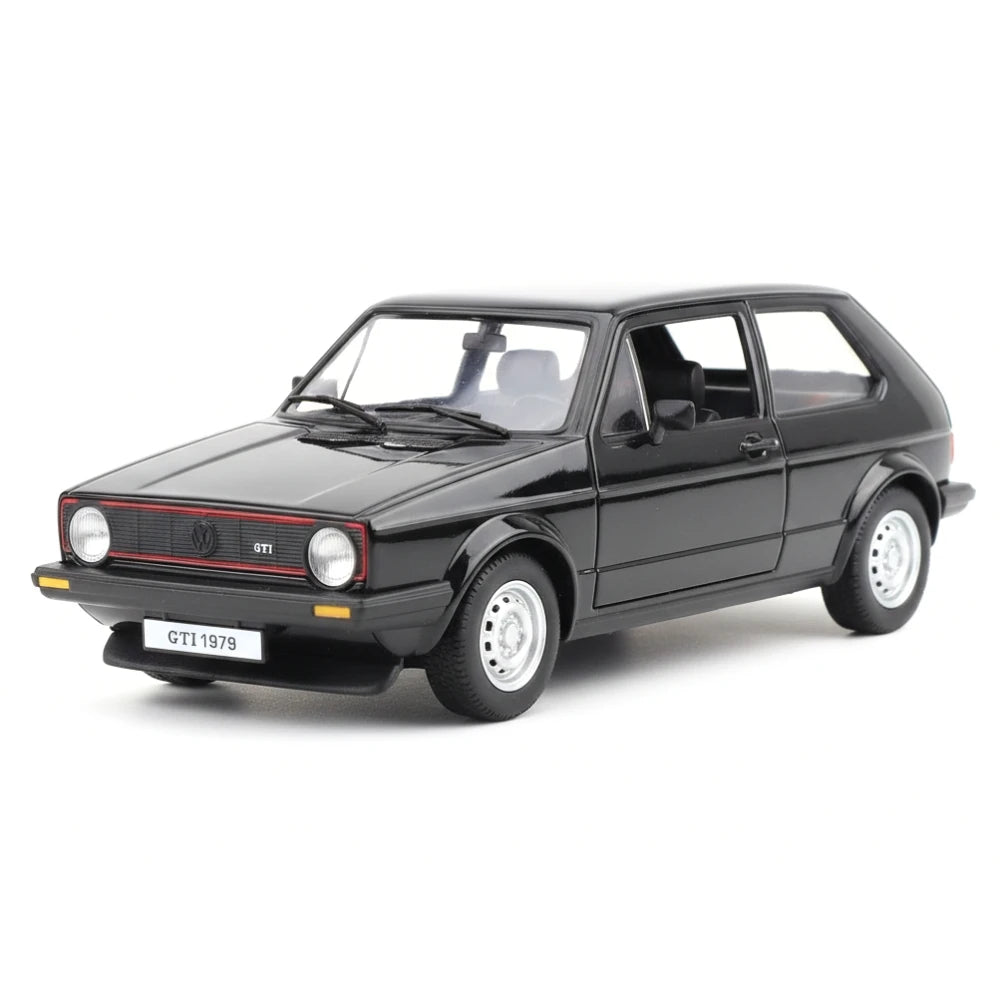 [Bburago] 1:24 Volkswagen 1979 Golf GTI MK1 Black Model Car Die-Cast