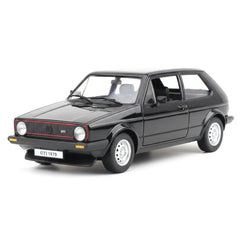 [Bburago] 1:24 Volkswagen 1979 Golf GTI MK1 Black Model Car Die-Cast