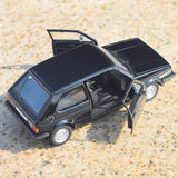 [Bburago] 1:24 Volkswagen 1979 Golf GTI MK1 ブラック モデルカー Die-Cast