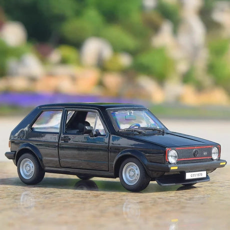 [Bburago] 1:24 Volkswagen 1979 Golf GTI MK1 Black Model Car Die-Cast