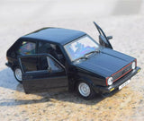[Bburago] 1:24 Volkswagen 1979 Golf GTI MK1 ブラック モデルカー Die-Cast