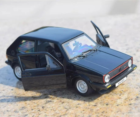 [Bburago] 1:24 Volkswagen 1979 Golf GTI MK1 Black Model Car Die-Cast