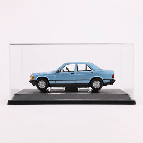 [Bburago] 1:25 Mercedes-Benz 1982 190 E 2.6 W201 bleu voiture miniature Die-Cast