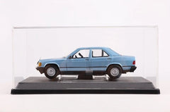 [Bburago] 1:25 Mercedes-Benz 1982 190 E 2.6 W201 blu modellino di auto Die-Cast