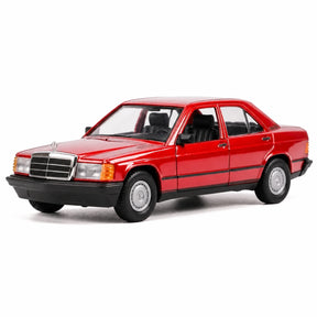 [Bburago] 1:25 Mercedes-Benz 1982 190 E 2.6 W201 Red Model Car Die-Cast
