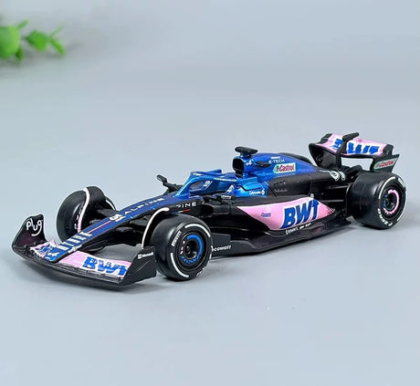 Bburago Alpine 2023 A523 #31 Esteban Ocon F1 1:43 modelo de exhibición de fundición a presión - vista 1