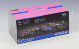 Bburago Alpine 2024 A524 #10 Pierre Gasly F1 1:43 valumalli - näkymä 11