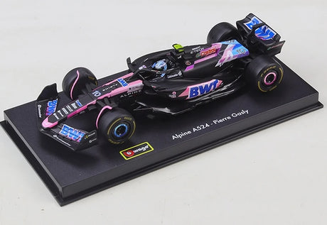 Bburago Alpine 2024 A524 #10 Pierre Gasly F1 1:43 modelo de exhibición de fundición a presión - ver 3