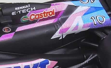 Bburago Alpine 2024 A524 #10 Pierre Gasly F1 1:43 modelo de exhibición de fundición a presión - vista 8